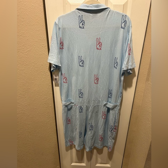 NWT Mad Engine Peace American Style Romper/Jumpsuit , size XL - Picture 4 of 4